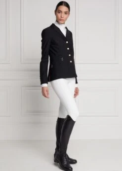 Holland Cooper Competition Jacket - Black -Throstlenest Saddlery Shop hccompjcktblkrdy