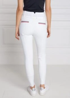 Holland Cooper Hickstead Breeches - White 10 Holland Cooper Hickstead Breeches - White -Throstlenest Saddlery Shop hchicksteadwhite5rdy
