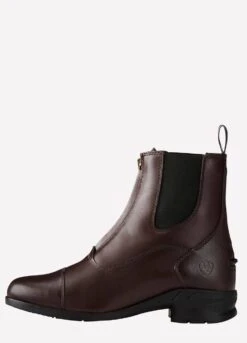 Ariat Mens Heritage LV Zip Paddock Boots - Light Brown -Throstlenest Saddlery Shop heritageivsidebrnrdy 1