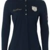 Holland Cooper Classic Long Sleeve Polo Shirt - Ink Navy -Throstlenest Saddlery Shop holland cooper classic ls polo shirt ink navy 1rdy