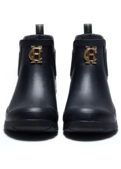 Holland Cooper Rubber Chelsea Boot - Black -Throstlenest Saddlery Shop holland cooper rubber boot black 3rdy
