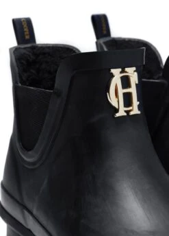Holland Cooper Rubber Chelsea Boot - Black -Throstlenest Saddlery Shop holland cooper rubber boot black 4rdy