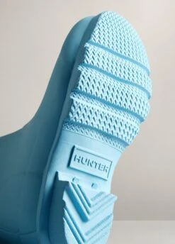 Childs Hunter Wellingtons - Borealis Blue -Throstlenest Saddlery Shop hunterchildborealis4rdy