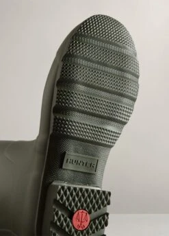 Hunter Mens Original Tall Wellington Boots - Dark Olive -Throstlenest Saddlery Shop huntermenstalldkolive4rdy