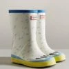 Hunter Kids First Classic Polar Bear Wellingtons - White 2 Hunter Kids First Classic Polar Bear Wellingtons - White -Throstlenest Saddlery Shop hunterpolarbearwhite1rdy