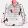 Joules Childrens Gruffalo Saunton Sweatshirt - White Stripe -Throstlenest Saddlery Shop jousauntongruffalowht1rdy