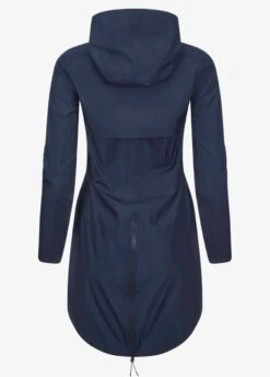 LeMieux Grace Long Rain Jacket - Navy -Throstlenest Saddlery Shop lm grace navy 4rdy