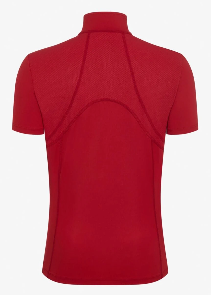 LeMieux Mia Mesh Short Sleeve Baselayer - Chilli 4 LeMieux Mia Mesh Short Sleeve Baselayer - Chilli - Image 2