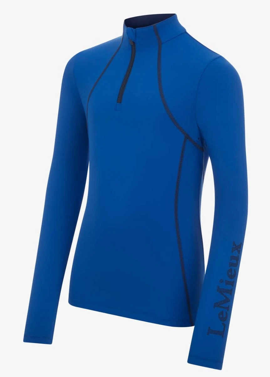 LeMieux Young Rider Base Layer - Benetton Blue 3 LeMieux Young Rider Base Layer - Benetton Blue