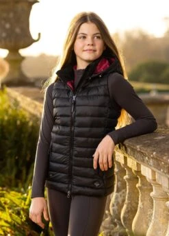 LeMieux Young Rider Milly Puffer Gilet - Black