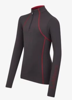 LeMieux Young Rider Base Layer - Cinder -Throstlenest Saddlery Shop lm yrbase cinder 2rdy