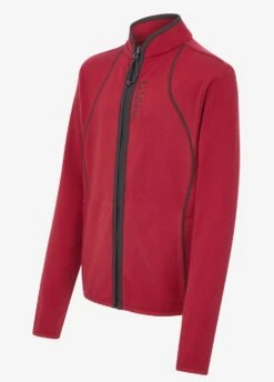 LeMieux Young Rider Felicity Fleece Zip Through - Ember -Throstlenest Saddlery Shop lm yrfelicity ember 1rdy