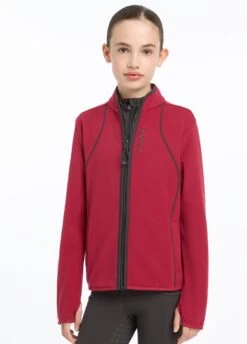 LeMieux Young Rider Felicity Fleece Zip Through - Ember