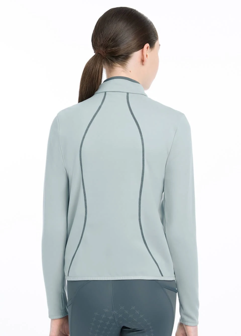 LeMieux Young Rider Felicity Fleece Zip Through - Glacier 4 LeMieux Young Rider Felicity Fleece Zip Through - Glacier - Image 2