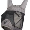 Gladiator Half Fly Mask - Black/Grey -Throstlenest Saddlery Shop lmgladiatormaskhalfrdy