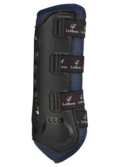 Lemieux Ultra Mesh Snug Boot (Pair) - Navy -Throstlenest Saddlery Shop lmultrameshsnugbootnavy9rdy