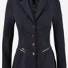 Pikeur Ladies Paulin Competition Jacket - Navy/Rose Gold -Throstlenest Saddlery Shop paulin