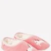 Joules Junior Slippet Felt Mule Slippers - Pink Unicorn -Throstlenest Saddlery Shop pinkunicorn3 1