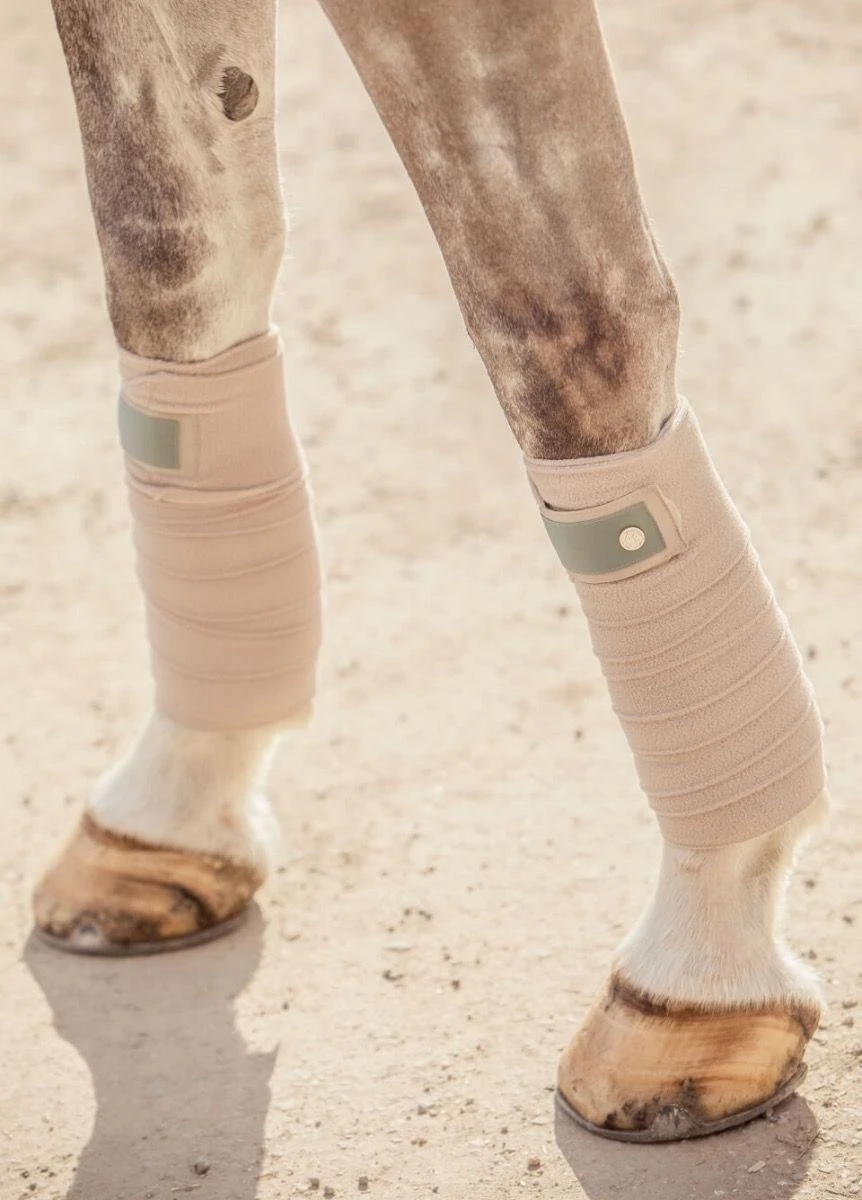 PS Of Sweden Bow Polo Bandages - Thyme 4 PS Of Sweden Bow Polo Bandages - Thyme - Image 2