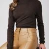 PS Of Sweden Tara Fine Knit Sweater - Coffee -Throstlenest Saddlery Shop pstaraknitcoffee1rdy