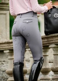 PS Of Sweden Zoe Breeches - Grey 8 PS Of Sweden Zoe Breeches - Grey -Throstlenest Saddlery Shop pszoebreechgrey3rdy
