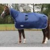 Weatherbeeta Rain Sheet - Navy/Grey/White 1 Weatherbeeta Rain Sheet - Navy/Grey/White -Throstlenest Saddlery Shop rainsheet