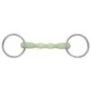 Shires Equikind Ripple Loose Ring Bit - Pale Green 1 Shires Equikind Ripple Loose Ring Bit - Pale Green -Throstlenest Saddlery Shop shires equikind ripple palegreen 1rdy