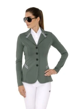 Spooks Womens Stripe Show Jacket - Grey