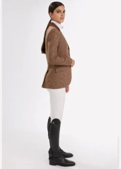 Holland Cooper Equestrian Tweed Riding Jacket - Tawny -Throstlenest Saddlery Shop tawny1