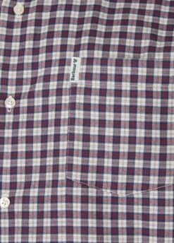 Barbour Thornley Thermo Weave Shirt - Red -Throstlenest Saddlery Shop thornleyshirtredrdy
