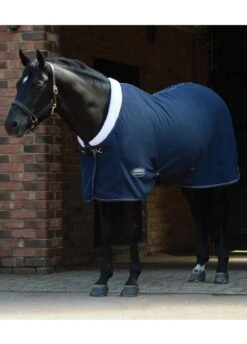 Weatherbeeta Sherpa Fleece Cooler - Dark Blue/White