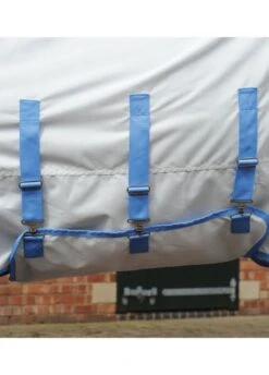 Weatherbeeta Sweet Itch Shield Combo Neck - White/Blue -Throstlenest Saddlery Shop wbshieldcombowhiteblue4rdy