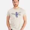 Joules Graphic Print Mens Tee - Cream -Throstlenest Saddlery Shop z graphctee antcrem a rt